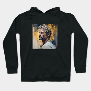 some action with Aaron Eckhart Hoodie